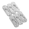 TEHAUX 6 Set Iron Bed Rail Connecting Fitting for Closet Doors view 4