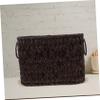 Cabilock Woven Basket Handles for Organizing Magazines Newspapers and Sundries Versatile Desktop Storage for Living Room and Bathroom Decor view 4