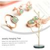 BESPORTBLE 1pc Hanging Jewelry Organizer Stand Marble Tree Shape for Necklace Bracelet Display view 3