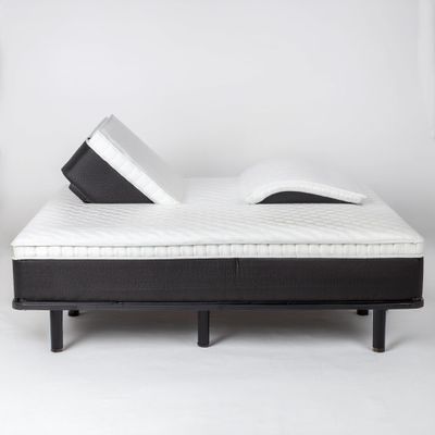 Mielmoon Adjustable Split Mattress 7" Medium Memory Foam Innerspring Coils,for Adjustable Bed Mattress Set Pressure Relief- Back Support-Made in USA,Safe Materials (Full)