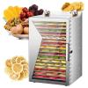 800W Stainless Steel Dehydrator Dryer, Food Dehydrator, Commercial Jerky Dehydrator with Adjustable Timer and Temperature Control for Fruits, Vegetables, Meat, Herbs,18Layer view 1