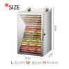 800W Stainless Steel Dehydrator Dryer, Food Dehydrator, Commercial Jerky Dehydrator with Adjustable Timer and Temperature Control for Fruits, Vegetables, Meat, Herbs,18Layer view 2