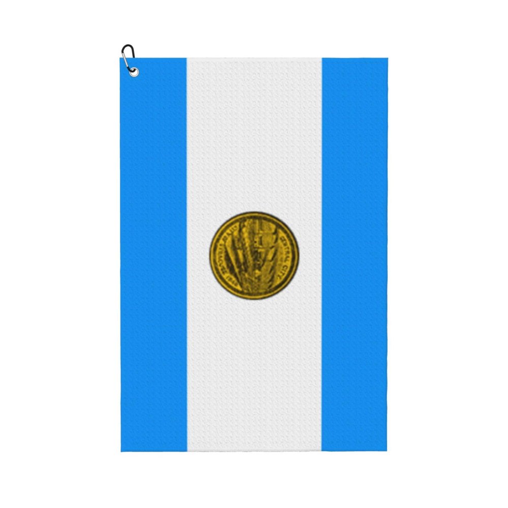 EASDEY Flag of Syracuse, New York (1974) Golf Towel 24x16in Microfiber Golf Towels Waffle Towel Golf Accessories Cleaning Cloth