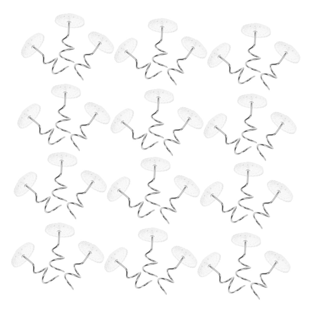 50 Piece Stainless Steel Spiral Nails for Sofa Slipcovers