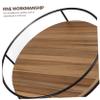 Rotary Seasoning Jar Rack Wooden Condiment Pot Rack view 3