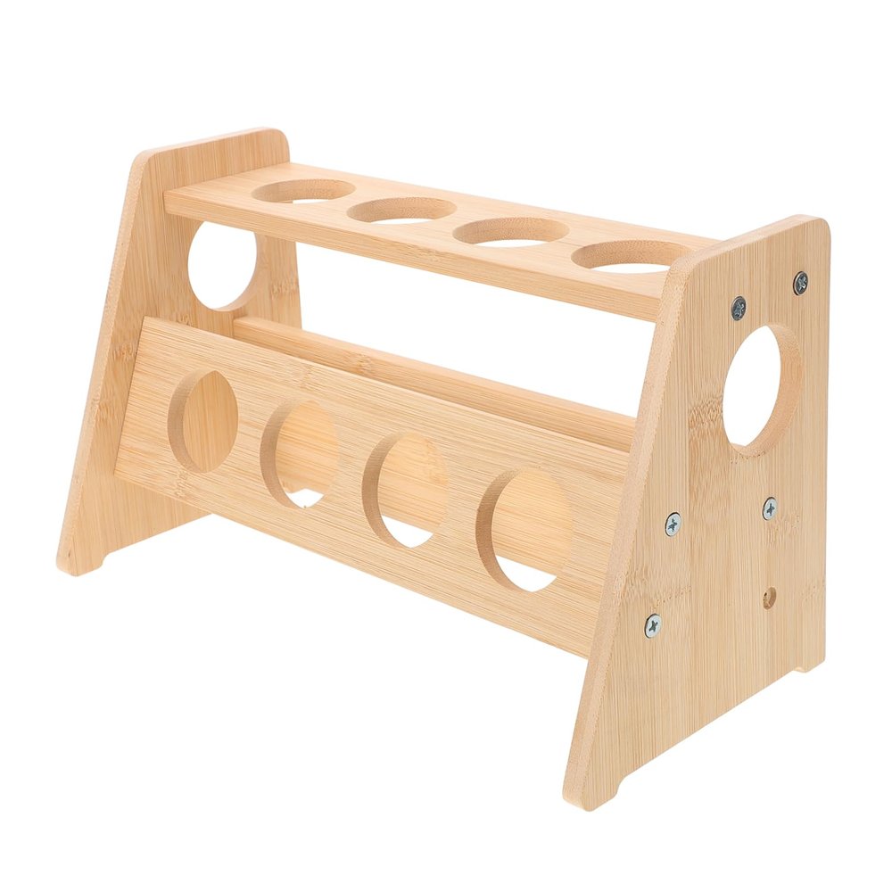 LIFKOME Wooden Spice Rack 2 Tier Storage Shelf for Countertop