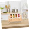 LIFKOME Wooden Spice Rack 2 Tier Storage Shelf for Countertop view 3
