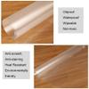 Adhesive Shelf Liner Matte Furniture Protective Film Oilproof Heat Resistant Tabletop Cloth Clear Stickers for Kitchen Dining Room Wood Countertop,48Inchx119Inch view 4