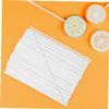 SOLUSTRE 300 PCS Paper Lollipop Sticks for DIY Candy Making 20cm Length Sturdy Candy Support Sticks for Marshmallow and Chocolate Treats for Cake Pops and Party Favors view 3