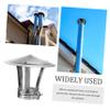 HEALLILY Heavy Duty Iron Chimney Cap Flue Rain Cover Vent for to Install Sturdy Ventilation view 3