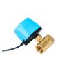 RYEAZIQI 1/2" 3/4" 1" 1-1/4" 1-1/2" 2" Brass Electric Ball Valve 2-Wire 2-Way Normally Closed Normally Open 220V Switch Valve Water(1/2",24VDC_Normally Closed) view 4