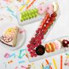 13.8" Extra Large Acrylic Letter Charcuterie Board Box, Reusable Fillable Letter Cake Candy Dish Display Serving Tray for Birthday Anniversary Party Decoration (Z) view 4