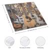 Cloth Napkins Absorbent Dinner Napkins Set of 6 PCS Washable Napkin Guitar Bass Music Musical Instruments Decorative Cloth Napkin Table Accessories for Parties Weddings Cocktail view 2