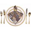 Cloth Napkins Absorbent Dinner Napkins Set of 6 PCS Washable Napkin Guitar Bass Music Musical Instruments Decorative Cloth Napkin Table Accessories for Parties Weddings Cocktail view 3