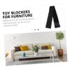 ERINGOGO 2pcs Elastic Under Couch Toy Blocker and Girls Furniture Protector Sturdy Nylon Gaps Guard Quick Install Couch Sofa Bed Blocker view 2