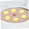 JECOMPRIS 10pcs Round Silicone Dehydrator Mats for Fruit Drying Non-stick Food Dryer Sheets Reusable Easy to Dehydrators view 2