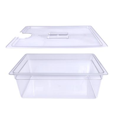 WELKOR 26 QT Sous Vide Container with Lid,Sous Vide Cookers Compatible with Anova, Joule, Nano, Wancle, Instapot,Perfect for Chicken, Beef,Parties and Professionals (26 qt without rack)