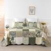 YAYIDAY Quilts Queen Size Patchwork Bedspread Set view 1