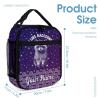 Homieblanket Custom Raccoon Lunch Bag for Kids Girls Boys Teens - Raccoons Animal Theme Leakproof Insulated Thermal Lunchbox, Portable Reusable Lunch Box for Work School Travel view 2