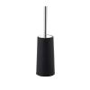 Creative Nordic Style Golden Toilet Brush with Holder - Elegant Bathroom Cleaning Accessory(Black1) view 1