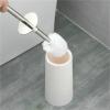 Creative Nordic Style Golden Toilet Brush with Holder - Elegant Bathroom Cleaning Accessory(Black1) view 3