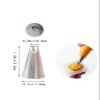 #81 Piping Tip, U Shape Flower Decorating Tip for Succulent & Ribbon, 3 Pcs view 4