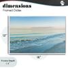 Serene Coastal Waves Landscape, 12 x 18 Inch Framed Gicle Print view 4