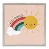 Inspirational Rainbow Sunshine, 17 x 17 Inch Framed Gicle Print view 1