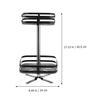 LIFKOME Double Spice Bottle Rack Kitchen Organizing Rack Sturdy Storage for Seasoning view 2
