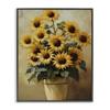 Stupell Industries Sunny Sunflowers Arrangement Black Framed Giclee Art, design by Franklyn Gregory, 16 x 20 view 1