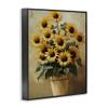 Stupell Industries Sunny Sunflowers Arrangement Black Framed Giclee Art, design by Franklyn Gregory, 16 x 20 view 3