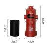 x3anggyt5 Commercial Trash Cans Industrial Style Fire Hydrant Trash CanRetro Creative Garbage Can Large Capacity Wrought Iron Trash Can Indoor Outdoor Waste Bins Outdoor trashc(Yellow) view 2