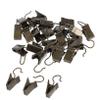 25pcs Shower Curtain Hooks with Clips Iron Bathroom Hanging view 1