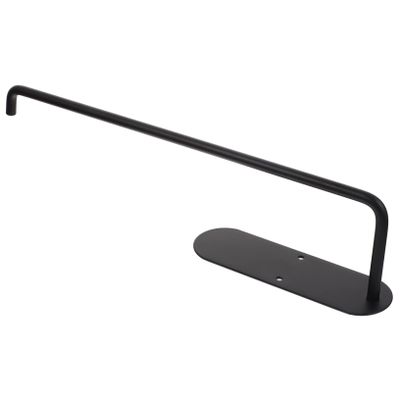 Black Kitchen Paper Towel Holder, Stainless Steel Under Counter Rack