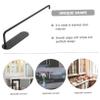 Black Kitchen Paper Towel Holder, Stainless Steel Under Counter Rack view 3