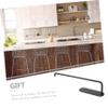 Black Kitchen Paper Towel Holder, Stainless Steel Under Counter Rack view 4