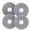 roborock 4 Pack Microfiber Mop Cloths for Qrevo S Pro/QV 35A/QV 35S/QR 598/QR 798/QR T78/Qrevo L/QV 798/QX Revo Plus/QR5980/QR7980/QR7985 Robot Vacuum Cleaner, Mop Pad Replacement Accessories view 1
