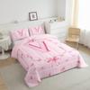 Erosebridal Initial Letter V Comforter Set Twin for Kids Girls Teen Women view 3