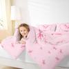 Erosebridal Initial Letter V Comforter Set Twin for Kids Girls Teen Women view 4