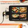 ARLIME 27" Large Electric Griddle, Nonstick Countertop BBQ Grill with Adjustable Temperature, Thermostats and Drip Tray, Teppanyaki Grill for Indoor & Outdoor view 2