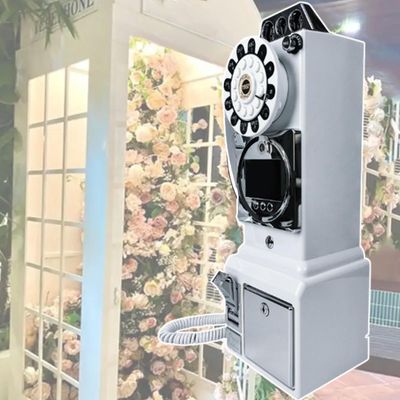 Video Audio Guest Book Phone Retro Eternal Moments- 1080p Hd Video/Audio Recorder with 32/64/128gb Storage,Record Customized Video Audio Messages,for Wedding/Timeless Celebrations,White128g