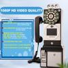 Video Audio Guest Book Phone Retro Eternal Moments- 1080p Hd Video/Audio Recorder with 32/64/128gb Storage,Record Customized Video Audio Messages,for Wedding/Timeless Celebrations,White128g view 4