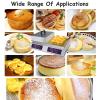 Commercial Souffle Machine, Cupcake Maker Stainless Steel Nonstick Fluffy Pancakes Muffin Machine for Restaurants, Bakeries, Dessert Shops, Temperature Range: 0-260,DoubleHead view 2