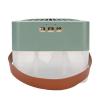 Energy Saving ABS Nano Spray Desktop Mini Silent Fan Fast Cooling Humidification Portable Cooling Fan for Office Bedroom (Green) view 2