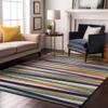 Addison Rugs Mayfield AMF997 White 2'6" x 3'10" Indoor Premium Machine Washable Rug, Silky Soft, Easy Clean, Non Shedding, Bedroom, Living Room, Dining Room, Kitchen Rug view 1