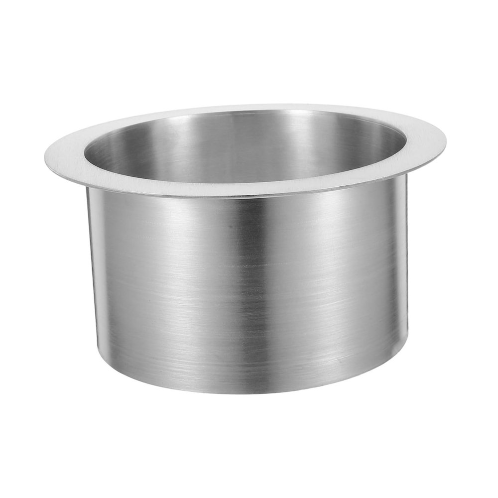Cabilock Drop-in Trash Chute Stainless Steel Recessed Waste Bin Grommet Waste Chute Round Grommet for Kitchens Offices and Commercial Spaces