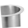 Cabilock Drop-in Trash Chute Stainless Steel Recessed Waste Bin Grommet Waste Chute Round Grommet for Kitchens Offices and Commercial Spaces view 2