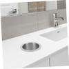 Cabilock Drop-in Trash Chute Stainless Steel Recessed Waste Bin Grommet Waste Chute Round Grommet for Kitchens Offices and Commercial Spaces view 4