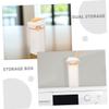 BUGUUYO 2pcs Laundry Powder Storage Bin with Lid Transparent Sealed Container for Organized Laundry Room Versatile Washing Soap Organizer for Spaces for and Apartments view 3