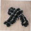 DECHOUS 2 Tree Decoration Strips Wreaths Large Xmas Tinsel Garland Indoor Decorative Tree Pendants Decor Swirl Ribbon Shiny Snow Tinsel view 2